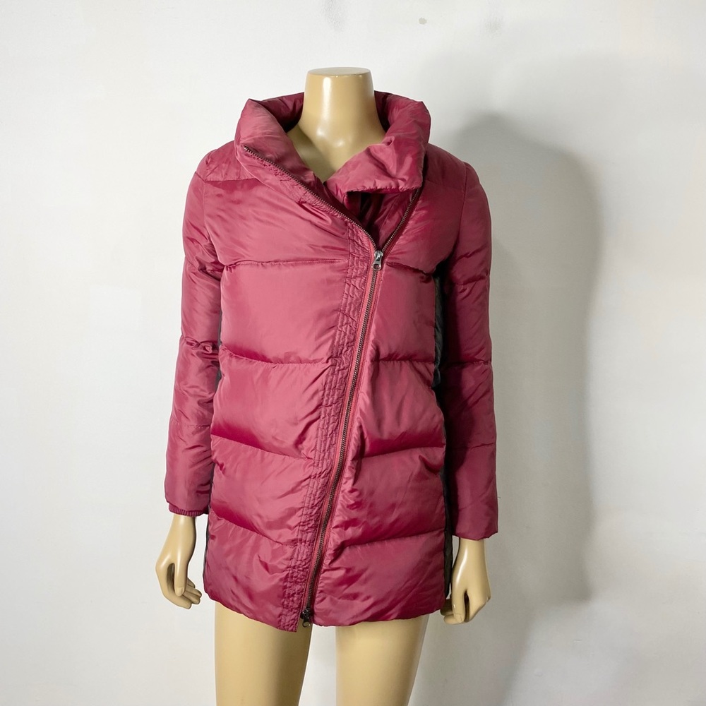 Vince Girl’s Asymmetrical Zipper Down Jacket